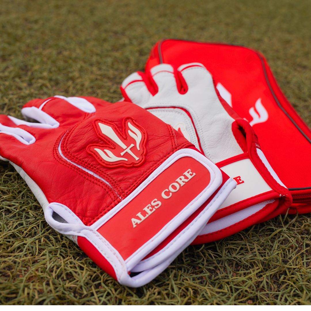 【予約販売商品】バッティンググローブ -ALES CORE- 【RED × WHITE】