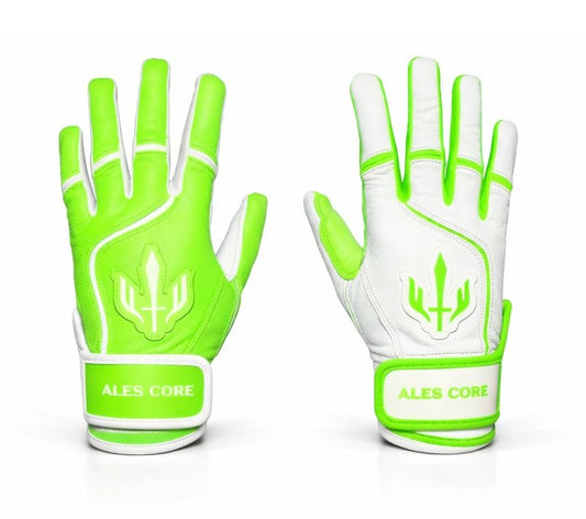 【予約販売商品】バッティンググローブ -ALES CORE- 【LIME GREEN × WHITE】