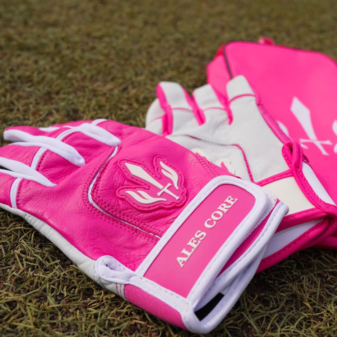 【予約販売商品】バッティンググローブ -ALES CORE- 【PINK × WHITE】