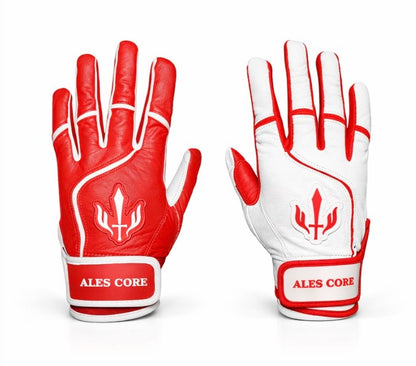 【予約販売商品】バッティンググローブ -ALES CORE- 【RED × WHITE】