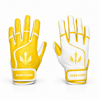 【予約販売商品】バッティンググローブ -ALES CORE- 【YELLOW × WHITE】