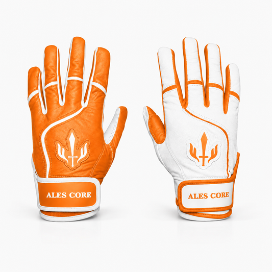 【予約販売商品】バッティンググローブ -ALES CORE- 【ORANGE × WHITE】